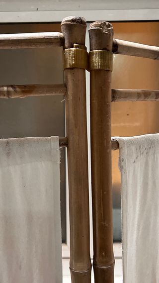 Biombo de bambú para terraza o interior