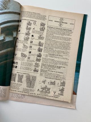 Modische Maschen Revista Vintage Aleman