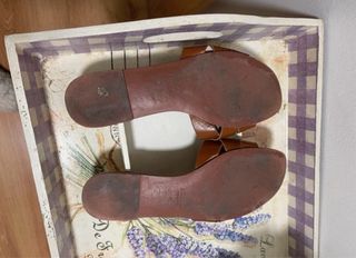 Sandalias Zara Piel Marrón