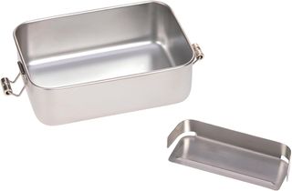 LÄSSIG fiambrera infantil de acero inoxidable y ba