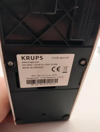 Cafetera Krups Nespresso Blanca