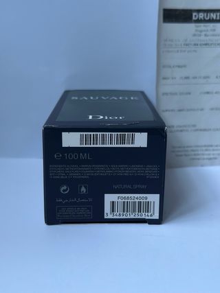 Dior Sauvage EDT 100ml + Ticket Druni
