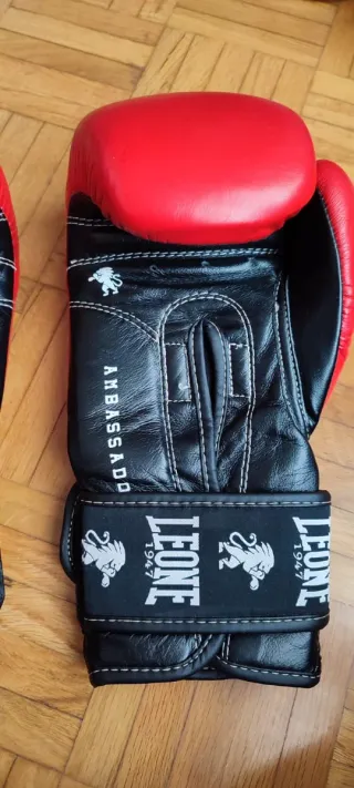 Guantes de boxeo Leone 1947 Rojos