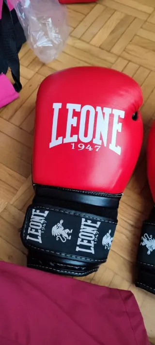 Guantes de boxeo Leone 1947 Rojos
