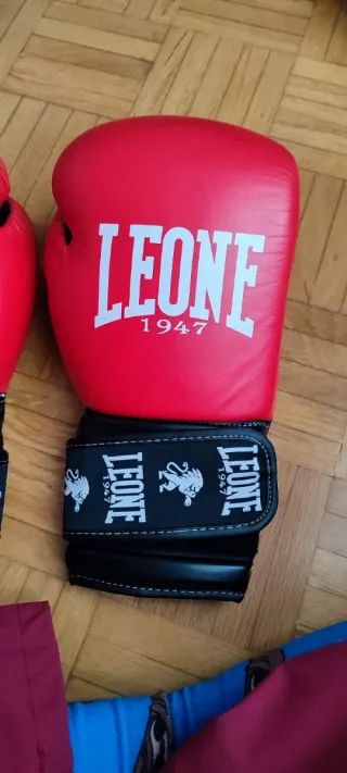 Guantes de boxeo Leone 1947 Rojos