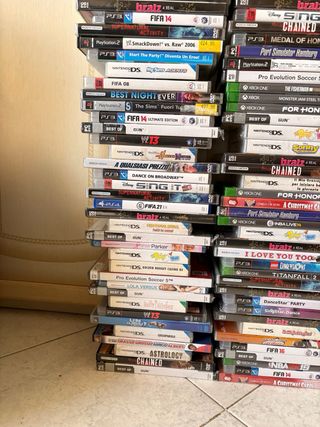 100 pezzi - ps2 ps3 ps4 Nintendo ds 3ds Xbox dvd