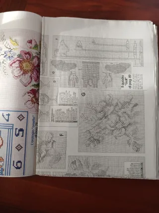 3 riviste punto croce Le idee di Susanna