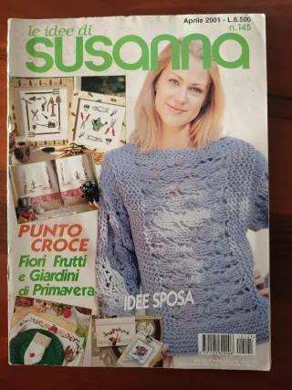 3 riviste punto croce Le idee di Susanna