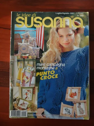 3 riviste punto croce Le idee di Susanna