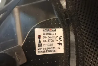 Casco Hípica Casco Mistral 2 Negro