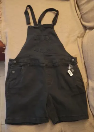 Peto vaquero corto negro