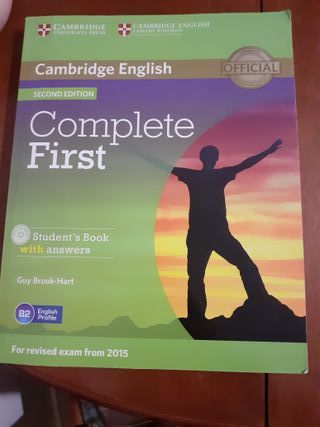 Libro y workbook Complete First Cambridge nuevos