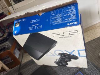 PlayStation 2 Slim Negra + Juegos leer descripcion