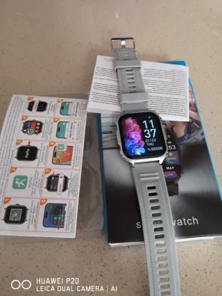 Reloj Inteligente Gris