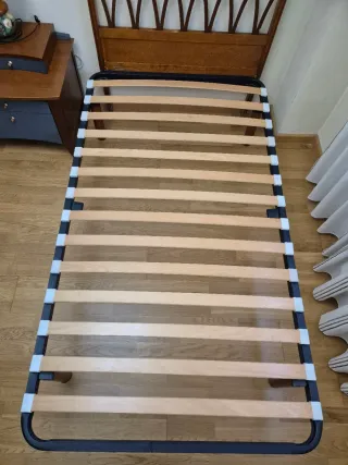 Somier láminas madera 190x105 + patas