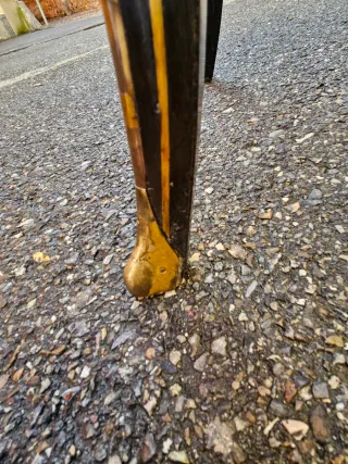 Tavolino antico Boulle intarsi ottone