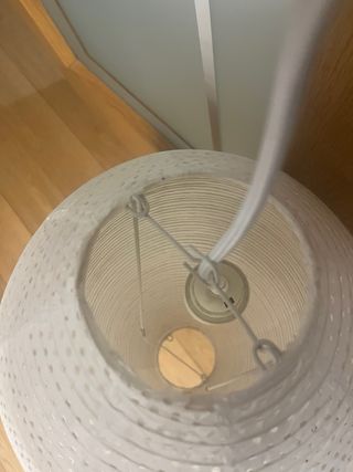 Lámpara de techo colgante blanca