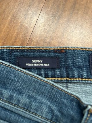 Pantalón vaquero Hollister chico azul