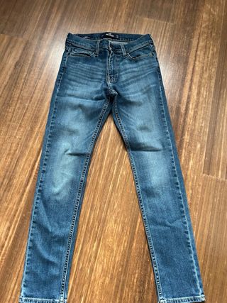 Pantalón vaquero Hollister chico azul