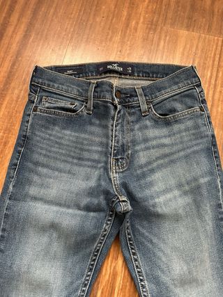 Pantalón vaquero Hollister chico azul