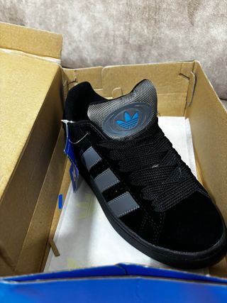 Adidas Campus Zapatillas Negras y Grises Mujer