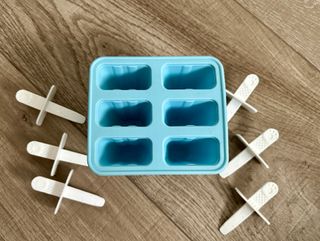 Molde para 6 helados azul