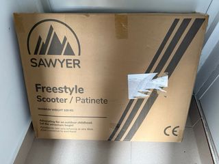 Patinete Patin Negro y Azul