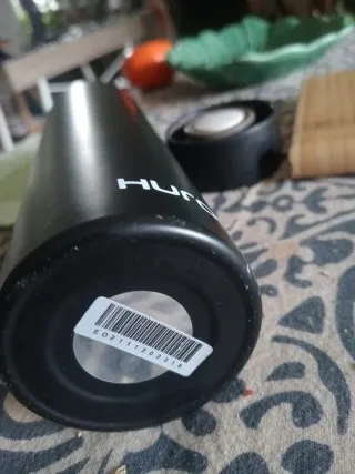 Botella termo HUROM negra