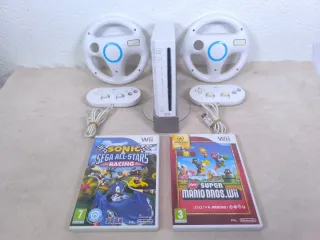 Nintendo Wii con juegos y accesorios