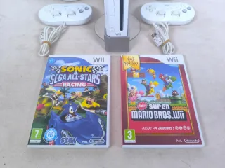 Nintendo Wii con juegos y accesorios