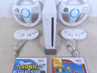 Nintendo Wii con juegos y accesorios
