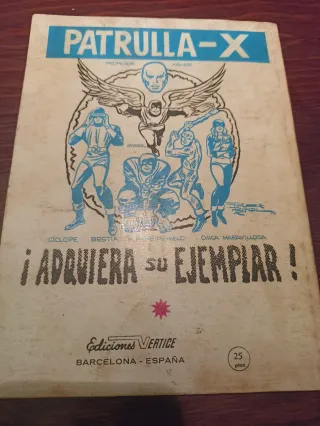 Tebeo o cómic Marvel ediciones Vértice