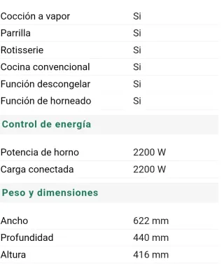 Horno sobremesa Moulinex negro