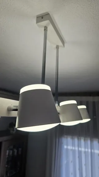 Lámpara Salón 6 Focos Dobles