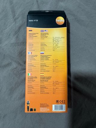 Anemómetro Testo 410i Smart Probe - NUEVO