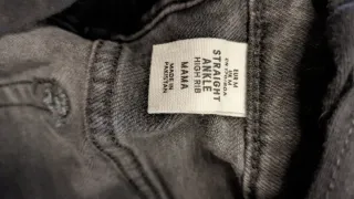 Pantalón premamá negro Vaquero