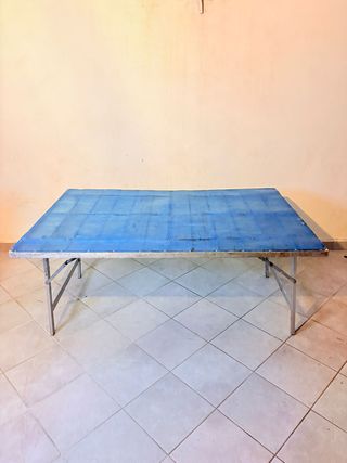 6 Tavoli pieghevoli in alluminio e vetroresina