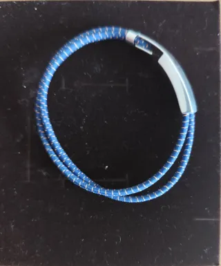 Pulsera cordon TOUS azul.