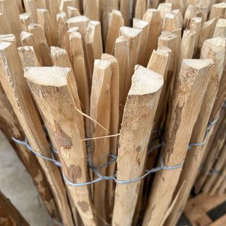 1.5 x 5 m Empalizada de Avellano para Jardín