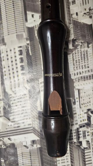 Flauta dulce tenor Mollenhauer antigua