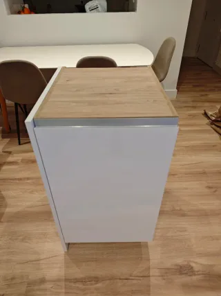 Armario Cocina con Estantes Metálicos