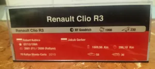 Maqueta Renault Clio R3 Kubica