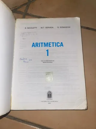 Aritmetica. Per la Scuola media