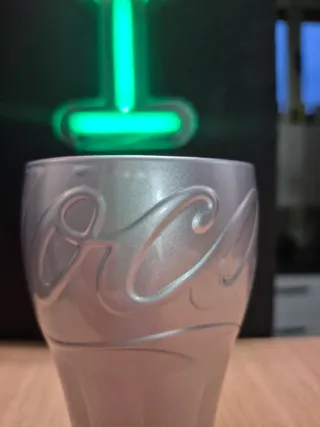 Bicchiere Coca-Cola Argento