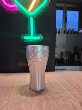 Bicchiere Coca-Cola Argento