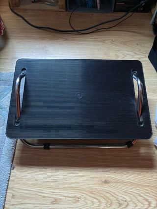 Reposapiés Ikea Negro Metálico