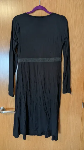 Vestido premamá y lactancia negro