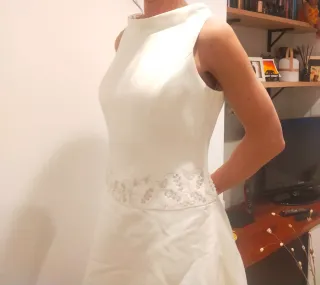 Vestido de Novia recién lavado y planchado