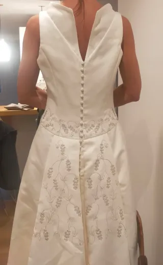 Vestido de Novia recién lavado y planchado