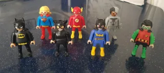 Lote 7 figuras Playmobil Superhéroes